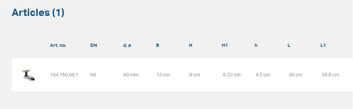 Geberit CleanLine Duş Kanalı Sifon Seti min. 90 mm Yükseklik 