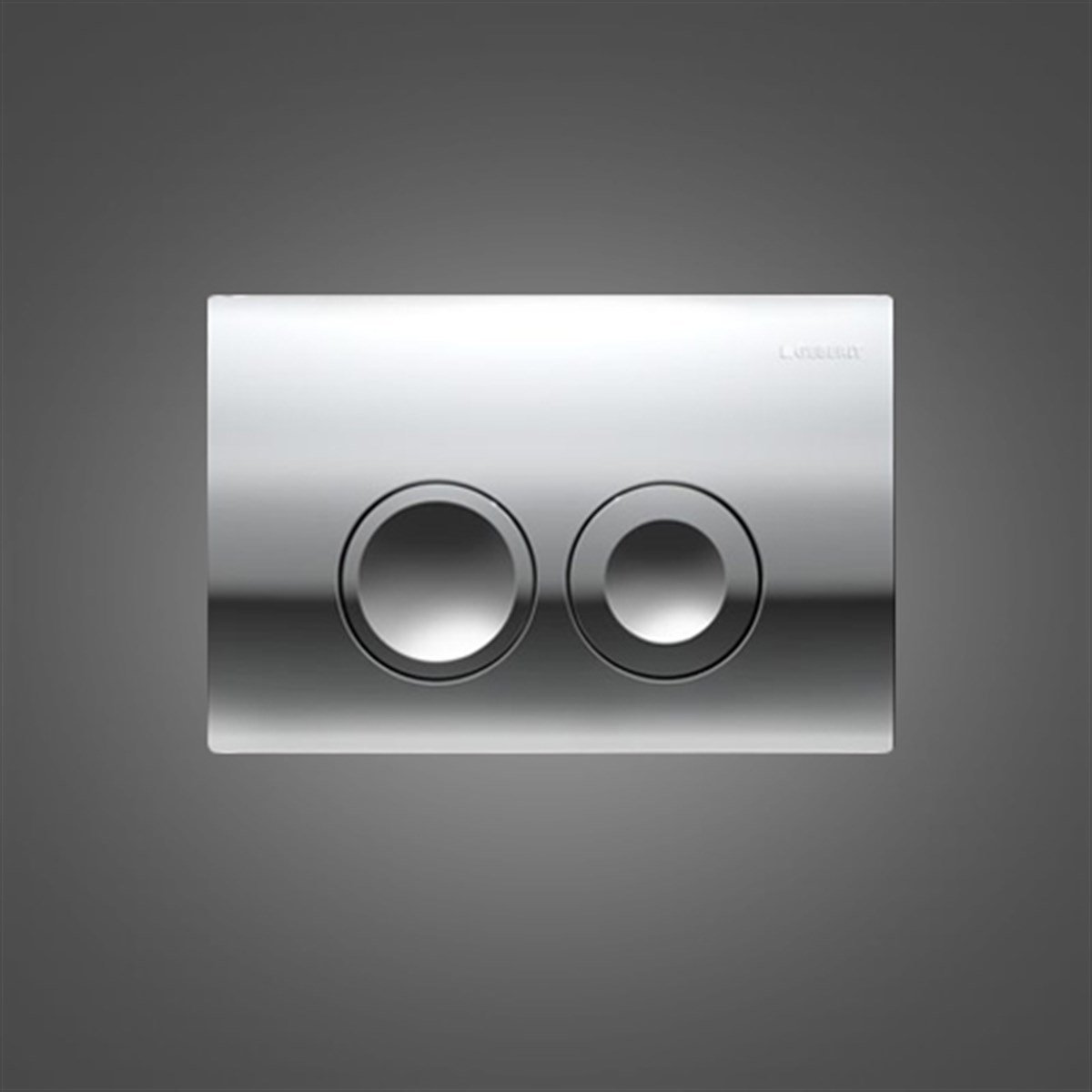 Geberit Delta21 Kumanda Kapağı - Çift Basmalı - Parlak Krom 