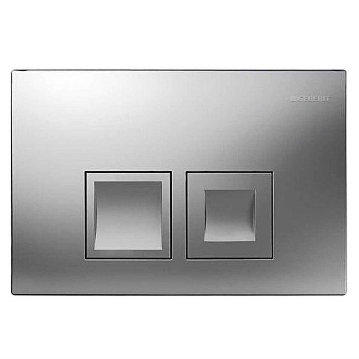 Geberit Delta50 Kumanda Kapağı Çift Basmalı Mat Krom