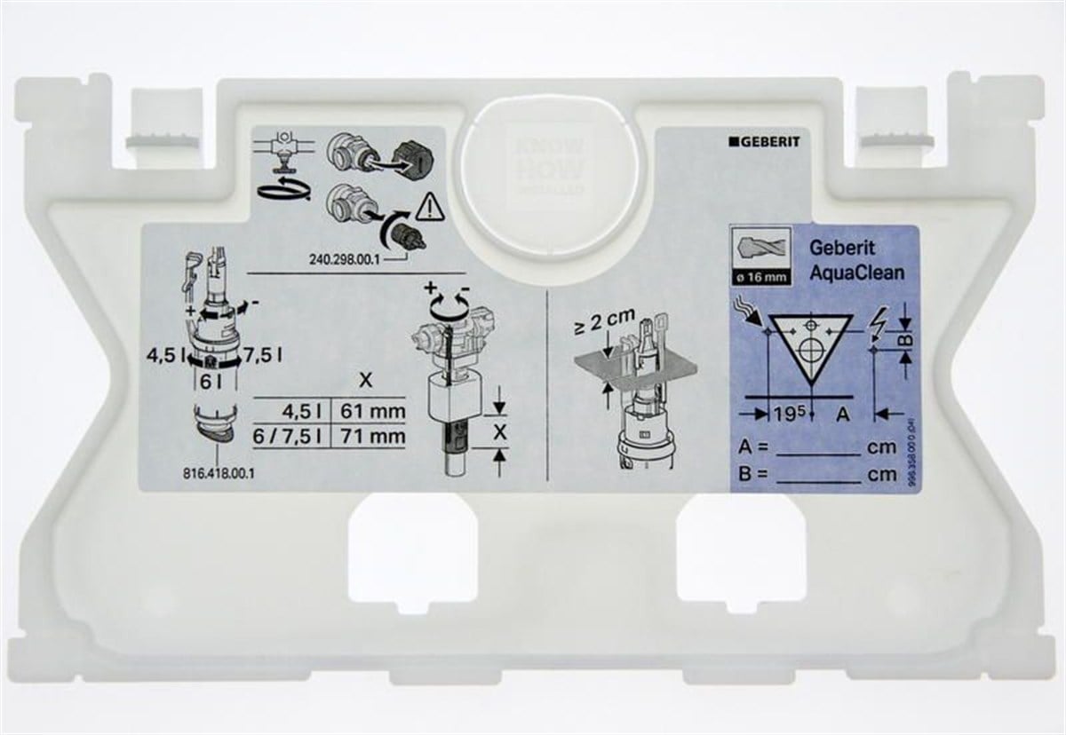 Geberit Dizayn/Sigma UP300 ve UP320 için İç Kapak