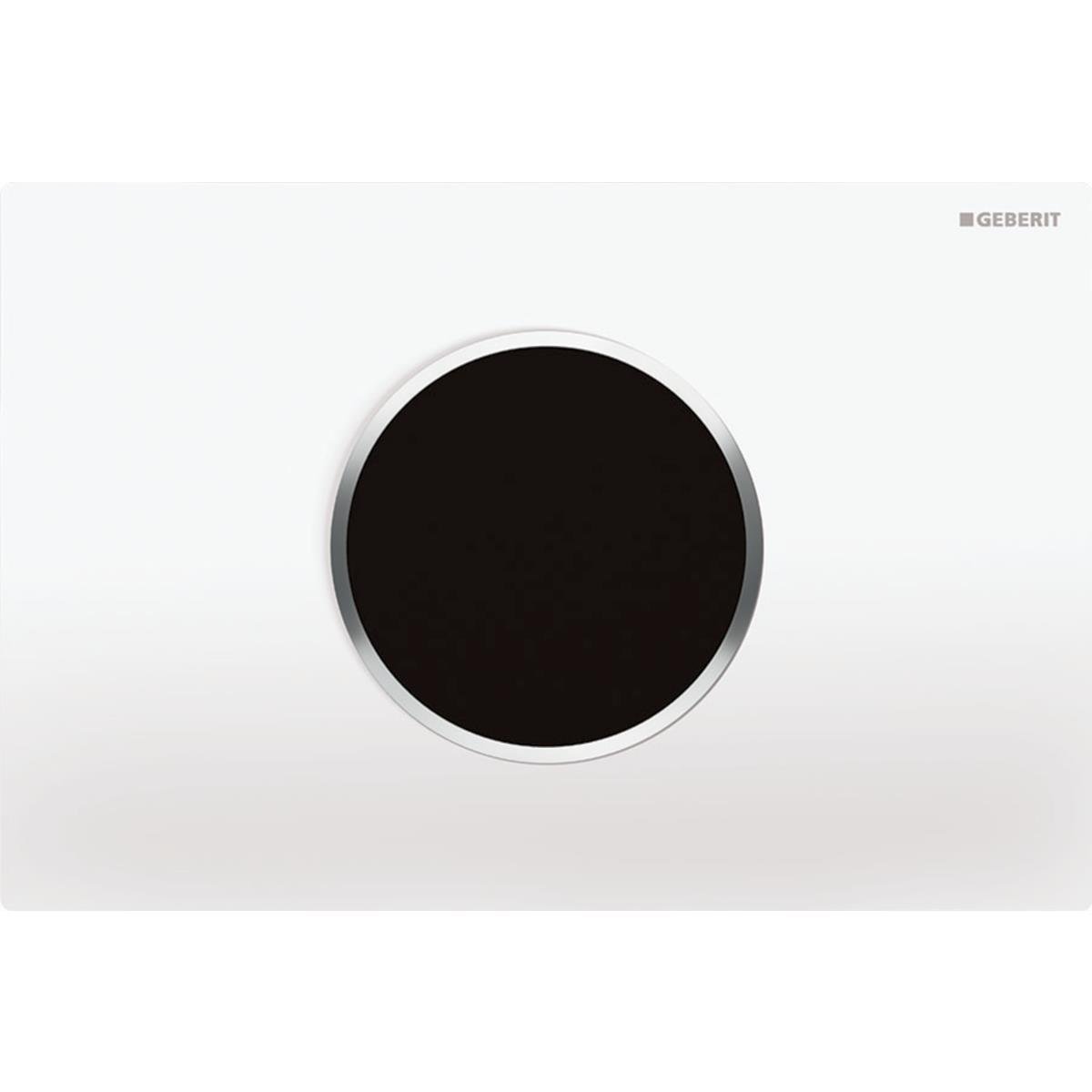 Geberit Fotoselli Kapak Sigma10 - Otomatik / Temassız, Beyaz, Parlak Krom - 115.907.KJ.6