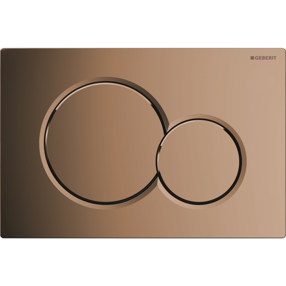 Geberit Kumanda Kapağı Sigma 01 -Çift Basmalı-Pirinç