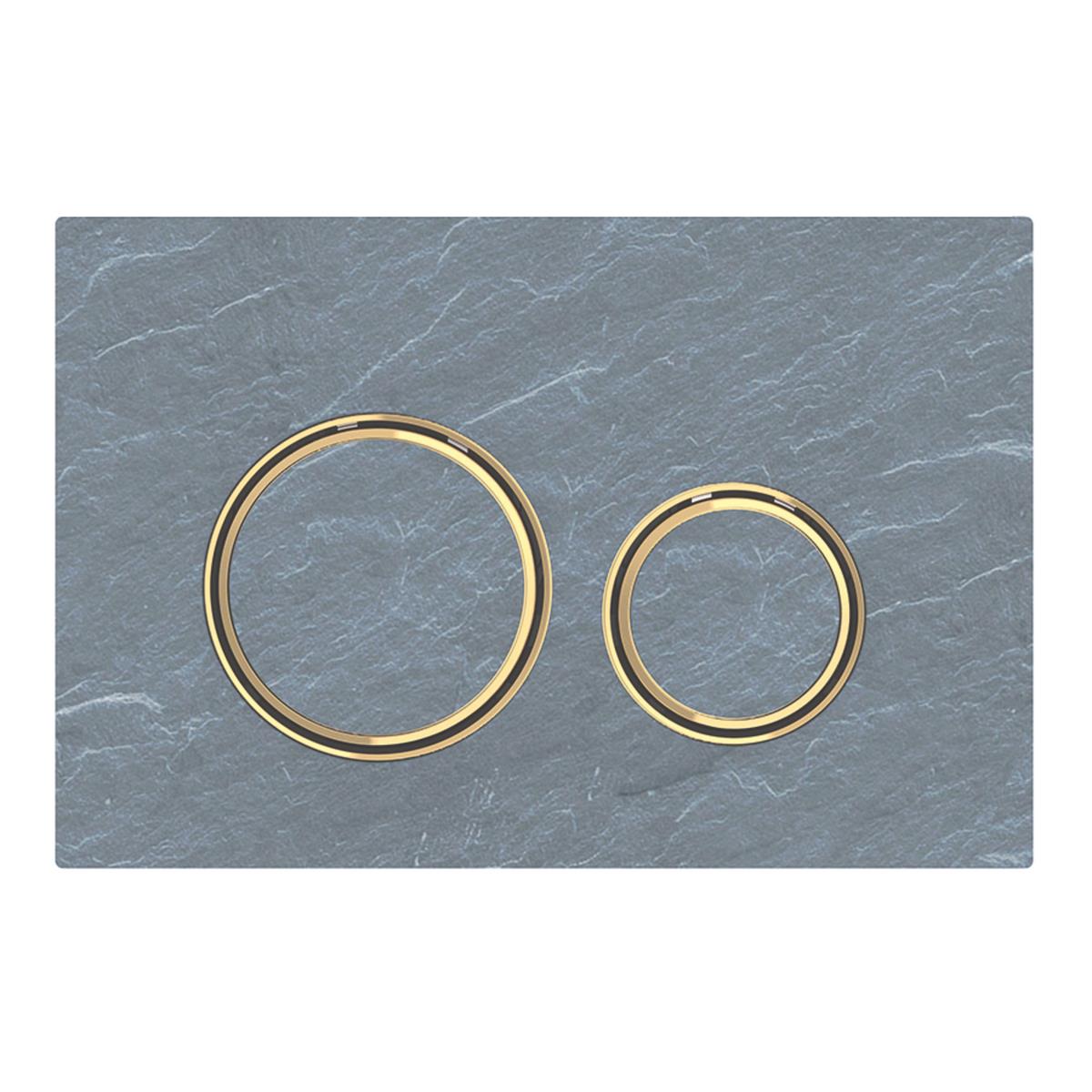 Geberit Kumanda Kapağı Sigma21 - Çift Basmalı Arduaz/Bronz - 115.650.JM.1