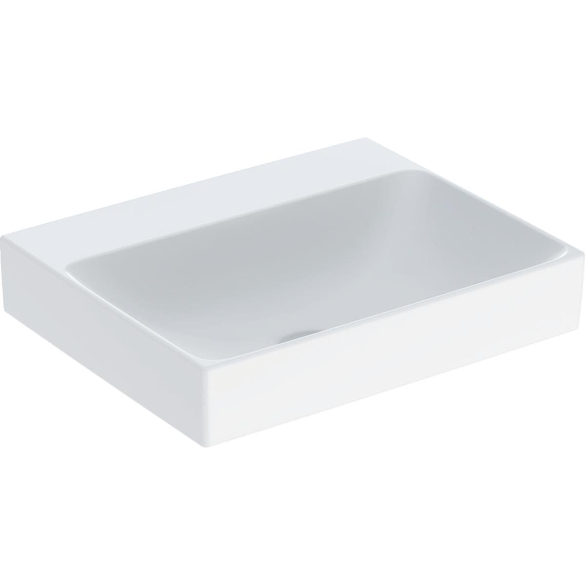Geberit ONE çanak lavabo, dikey çıkışlı, 50x40 cm, batarya deliksiz, KeraTect® - 505.031.01.6