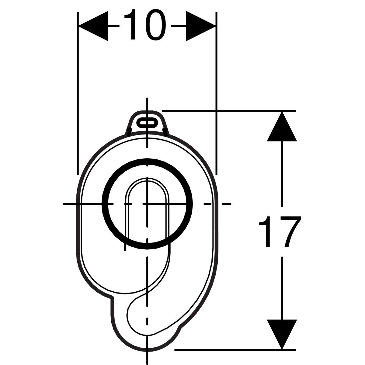 Geberit Pisuvar Sifonu 50 mm