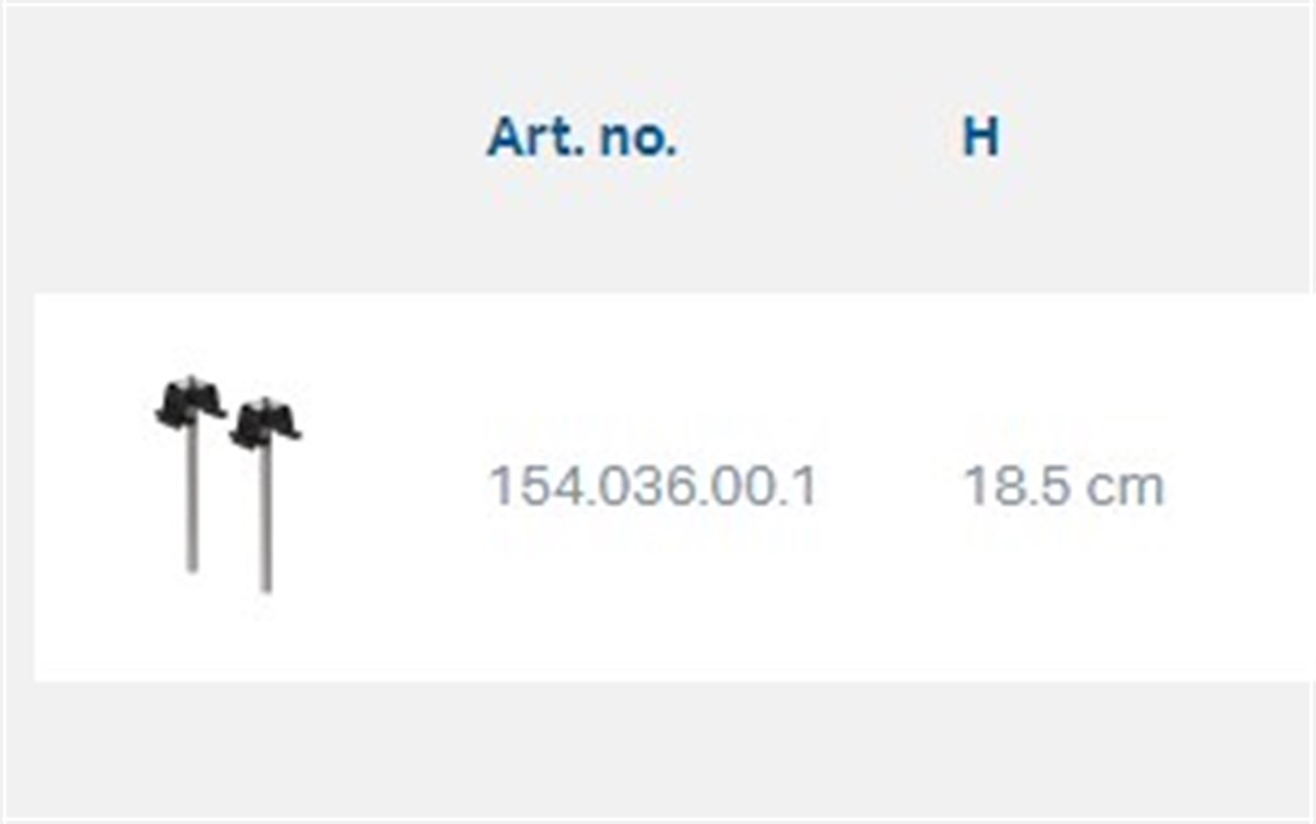 Geberit Setaplano Duş Zemini Montaj Çerçevesi için Ayak Uzatma Seti 