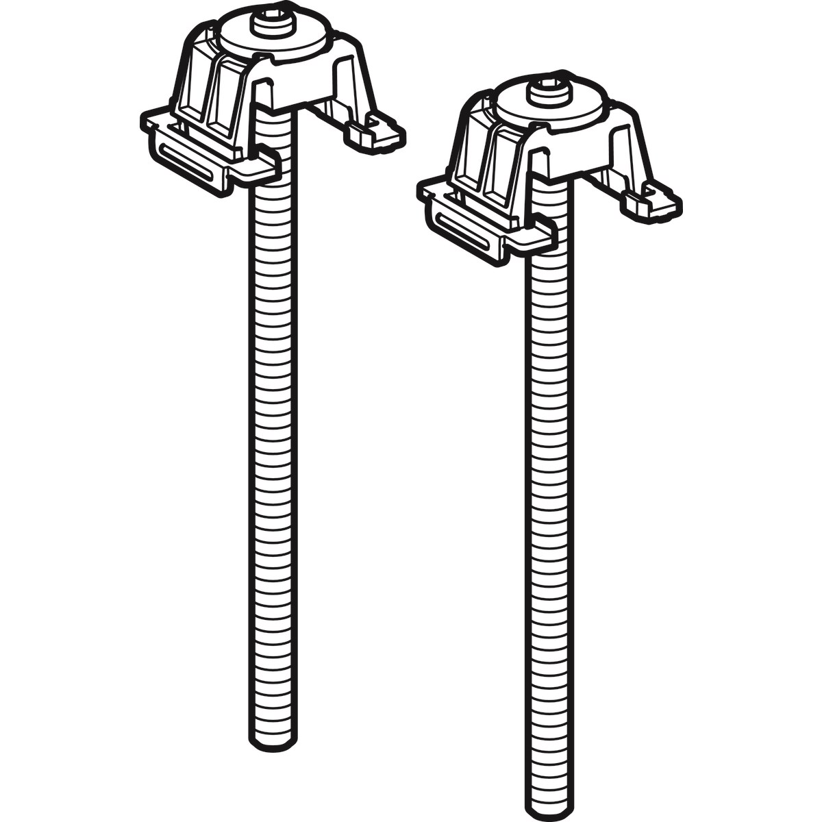 Geberit Setaplano Duş Zemini Montaj Çerçevesi için Ayak Uzatma Seti 
