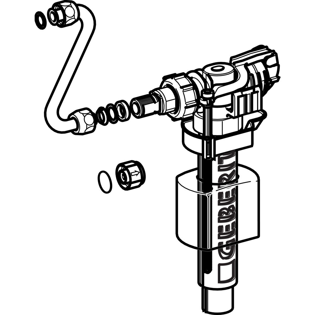 GEBERİT UNİFİLL ŞAMANDIRA (FLATÖR)