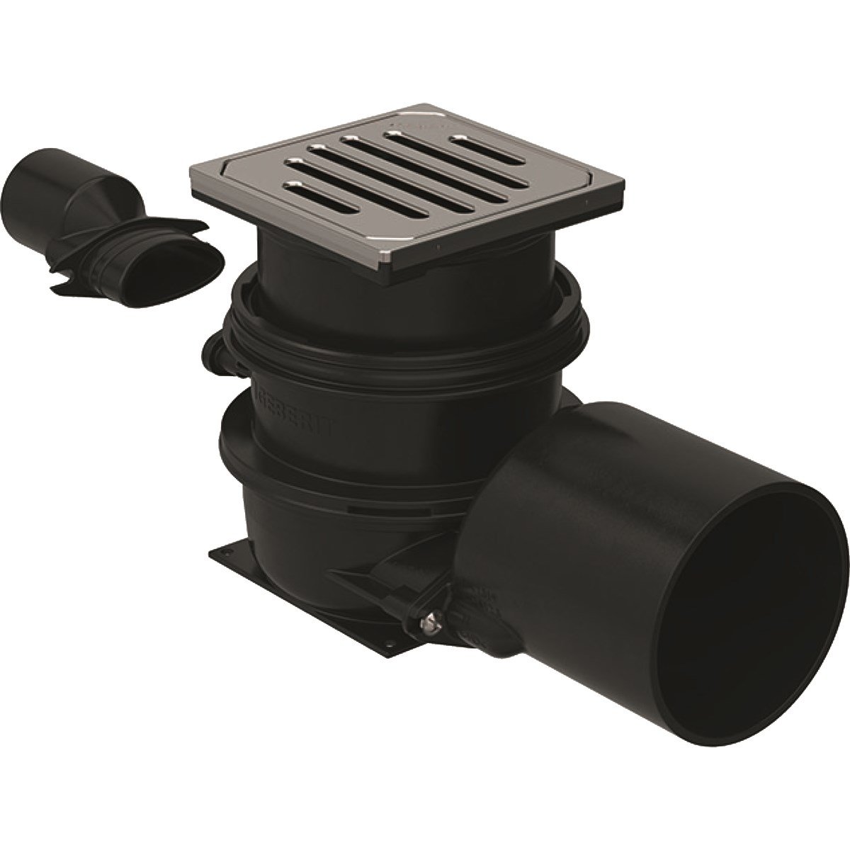 Geberit Varino Yer Süzgeci Yadan Çıkışlı 110mm