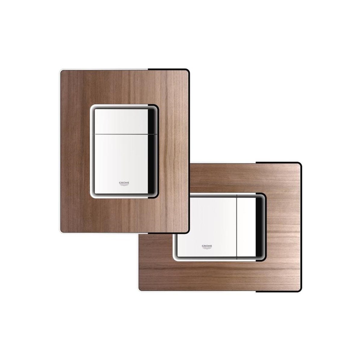 Grohe  Ahşap Kumanda Paneli Amerikan Ceviz Krom