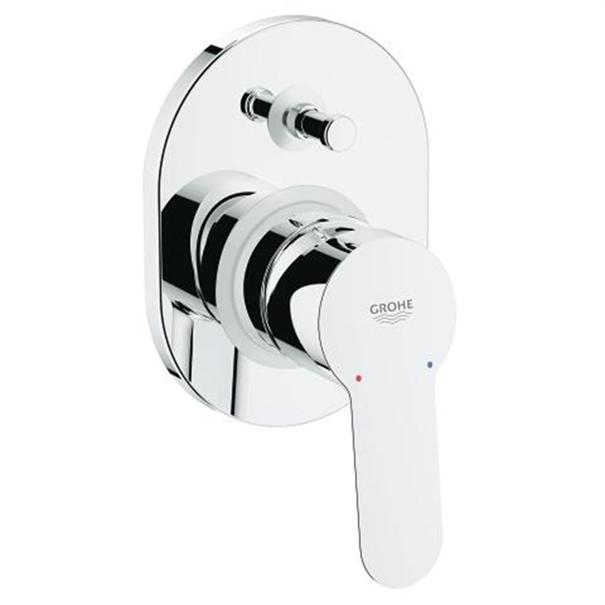 Grohe BauEdge Ankastre Banyo Batarya Set 7 prç. Yuvarlak Tepe Duşlu
