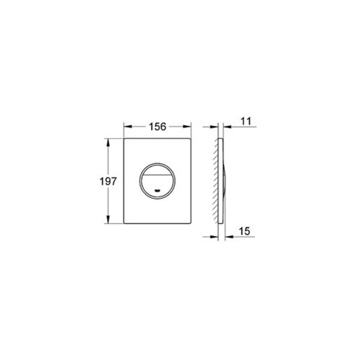 Grohe Ondus Gömme Rezervuar Kumanda Paneli