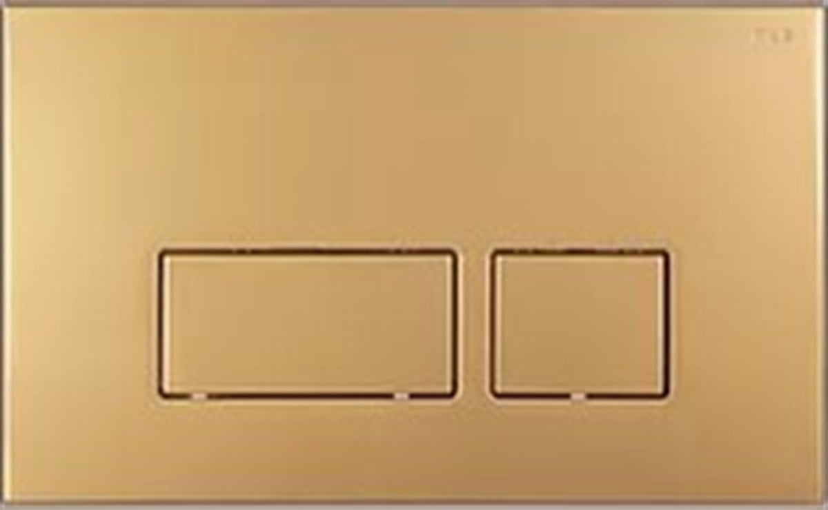 NKP Kumanda Paneli Çift Basmalı Gold Buton  - 0043