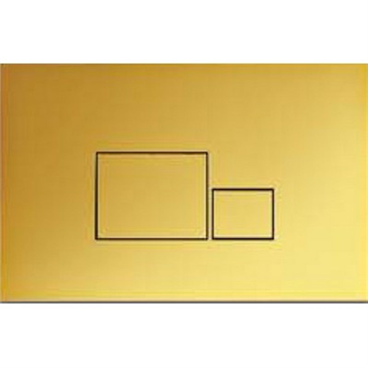 Nkp Kumanda Paneli -Çift Basmalı-Kare Gold Buton