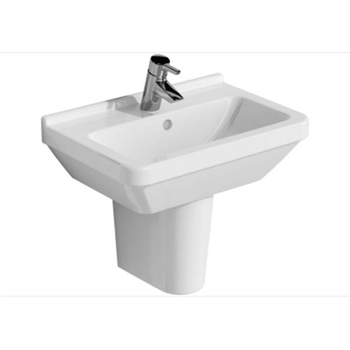 Vitra S50 Lavabo, 55 cm, Dar
