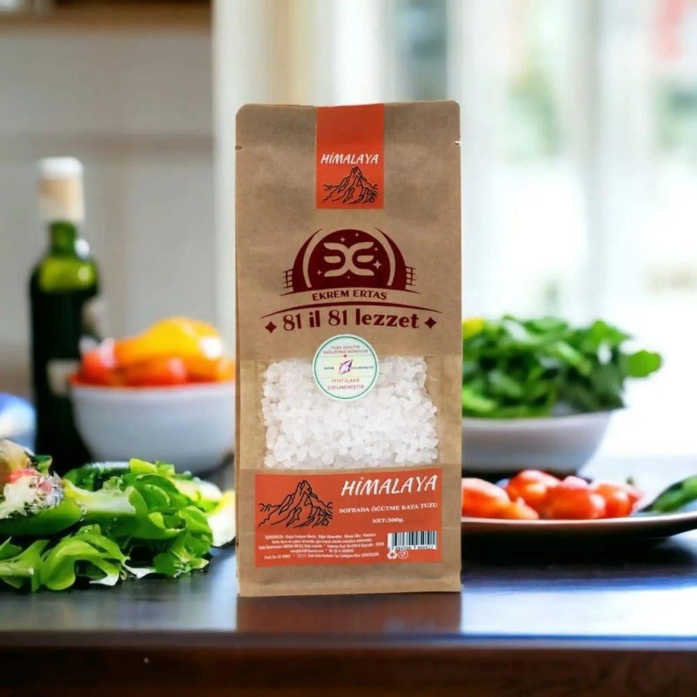 81 İl 81 Lezzet Himalaya Öğütme Sofra Tuzu Beyaz 500 G