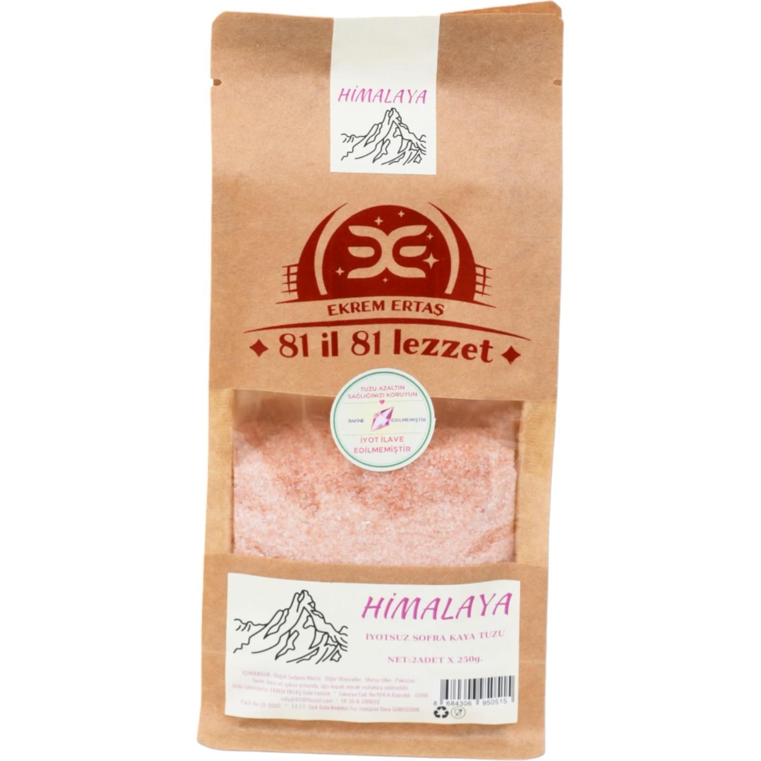 81 İl 81 Lezzet Himalaya Öğütülmüş Sofra Tuzu Pembe 500 G