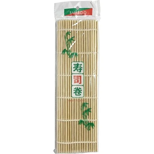 Bambu Sushi Mat Sarma Hasırı Beyaz 27x27 Cm 