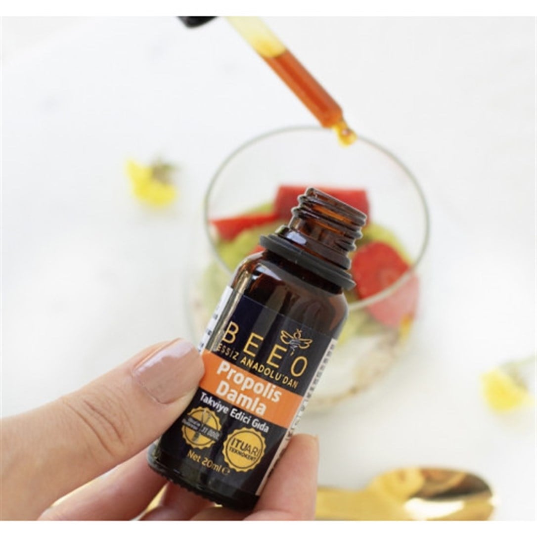 Beeo Active 2 Adet 20 ML Propolis 1 Adet 20 ML Suda Çözünür Damla