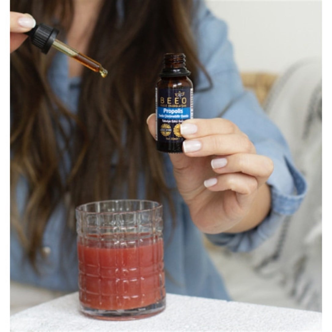 Beeo Active 2 Adet 20 ML Suda Çözünür 1 Adet Propolis 20 ML Damla  