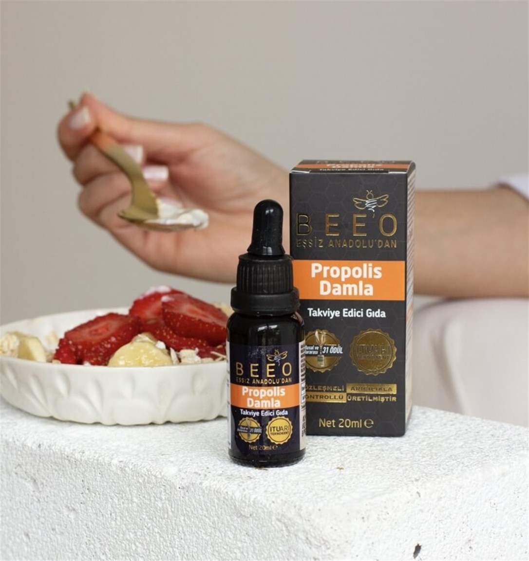 Beeo Active Propolis Damla 3 Adet 20 Ml