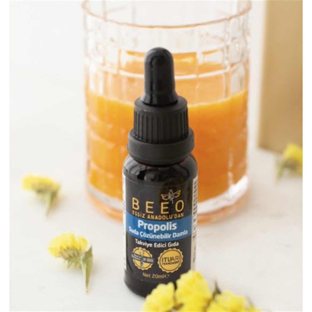 Beeo Active Propolis Suda Çözünür 3 Adet Damla 20 Ml