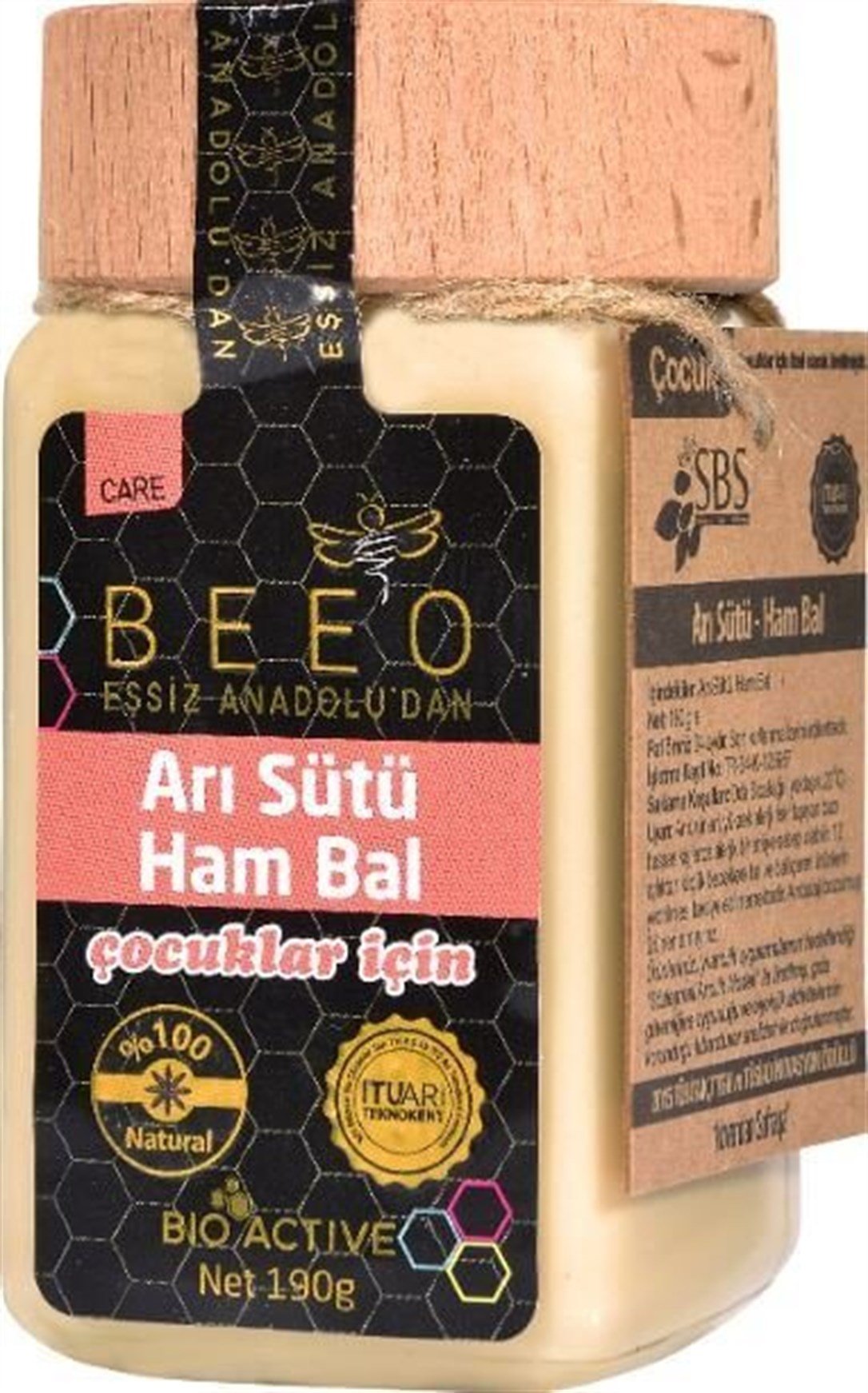 Beeo Arı Sütü + Ham Bal Karışımı Çocuklar için