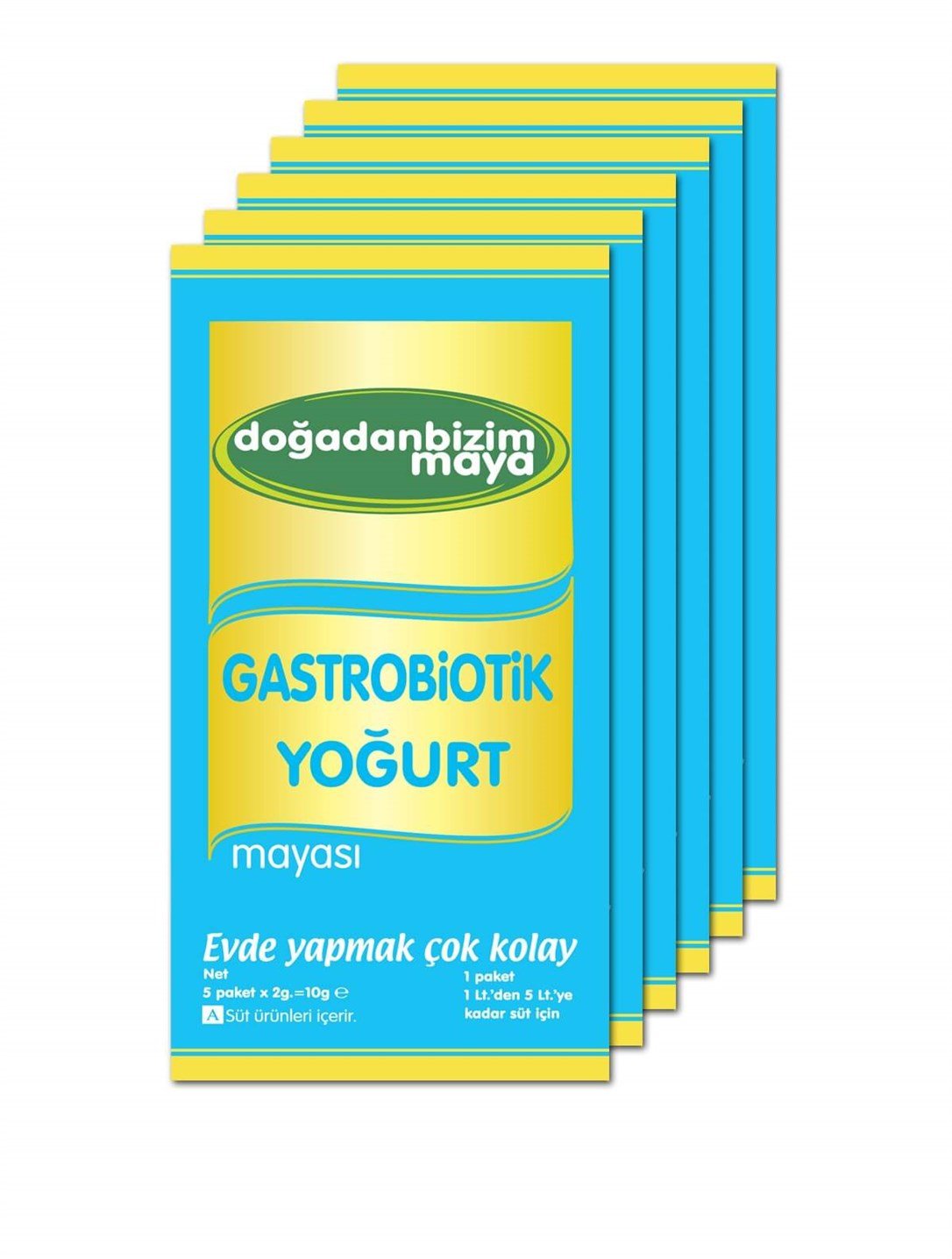 Doğadan Bizim Gastrobiotik Yoğurt Mayası (6 Kutu)