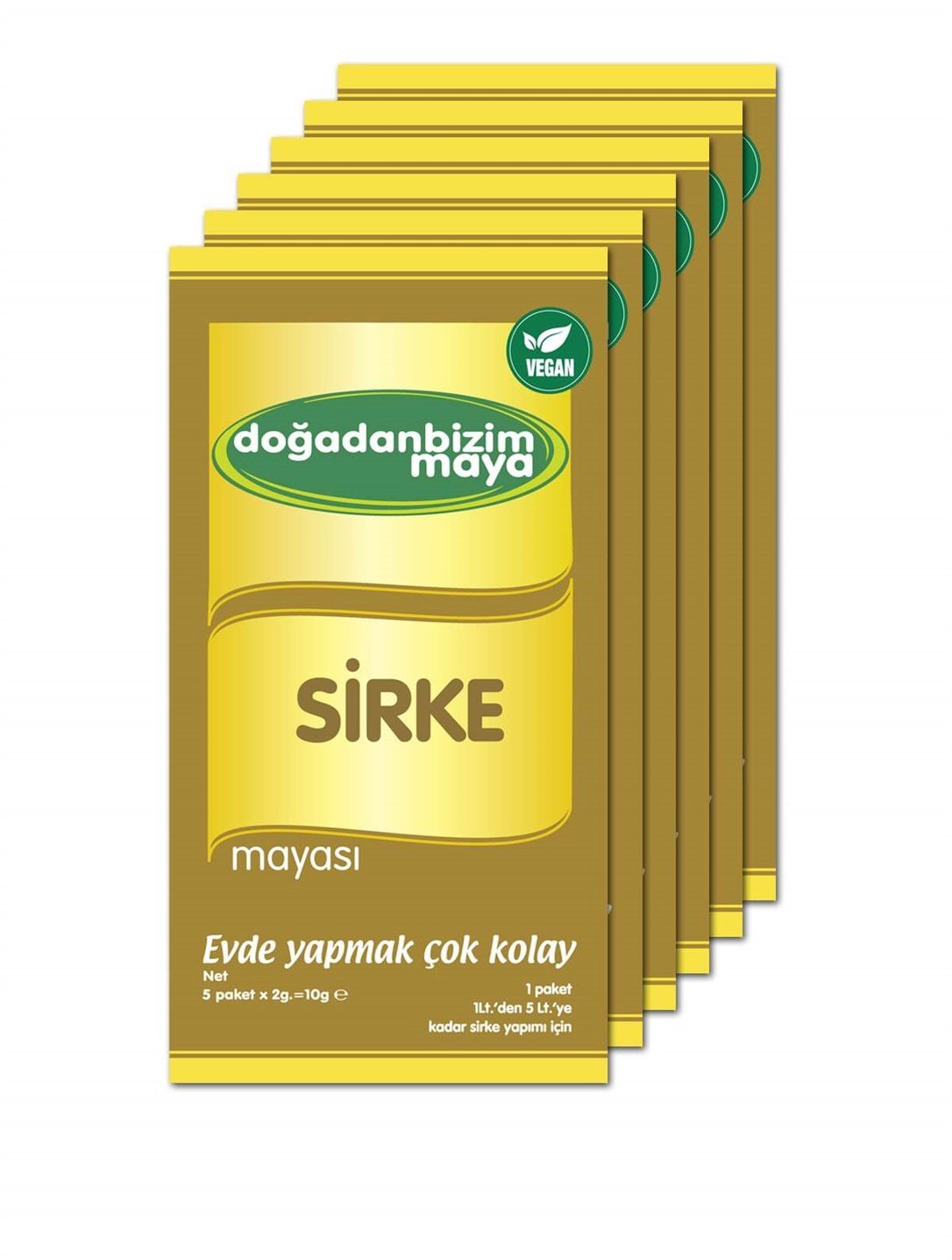 Doğadan Bizim Probiotik Sirke Mayası (6 Kutu)