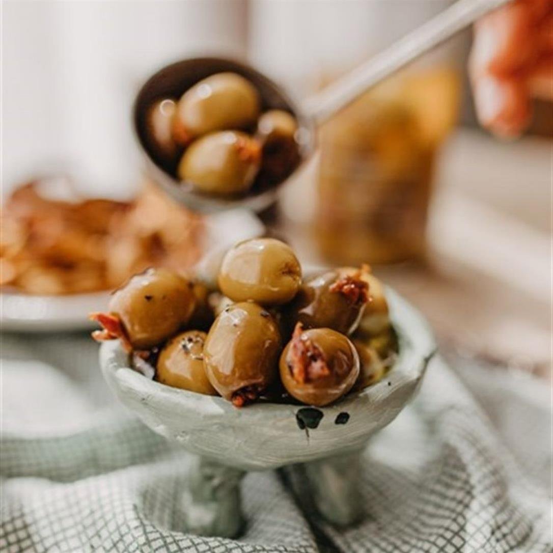 Foze Kurutulmuş Domates Dolgulu Yeşil Zeytin 450 G