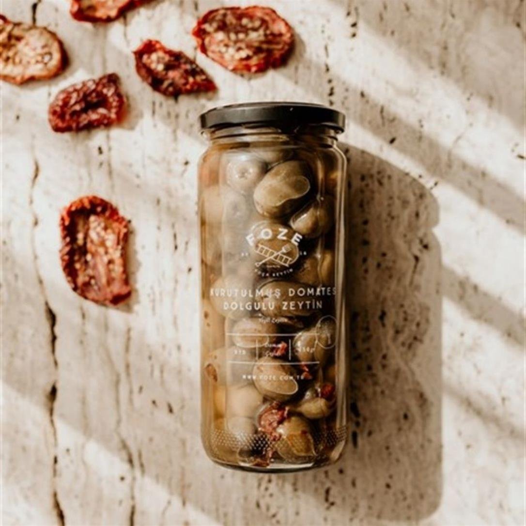 Foze Kurutulmuş Domates Dolgulu Yeşil Zeytin 450 G