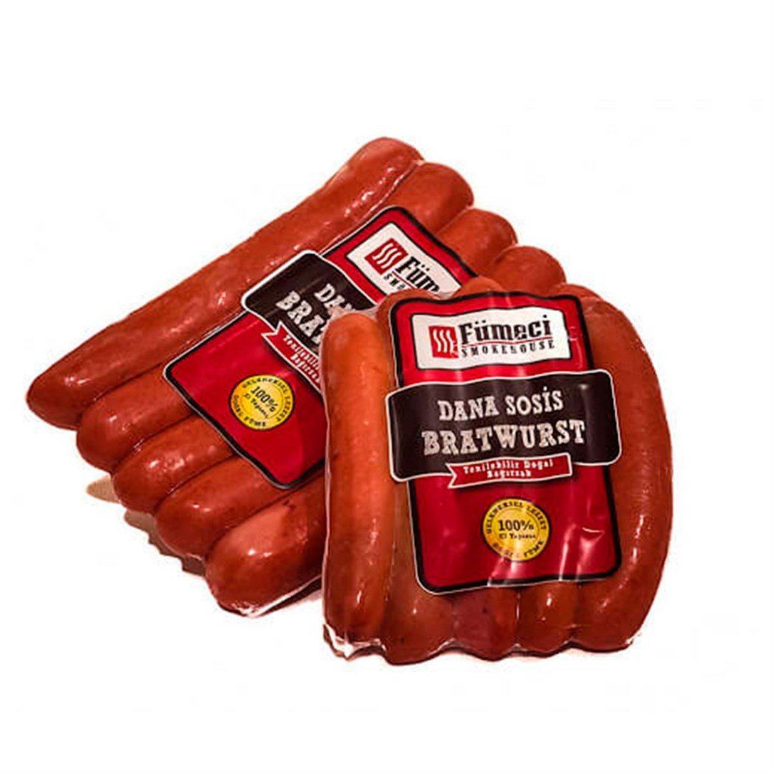 Fümeci Smokehouse Dana Bratwurst Sosis 450-500 Gr