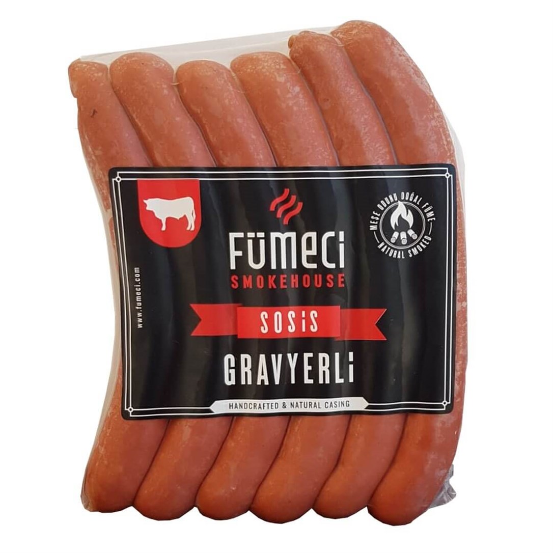 Fümeci Smokehouse Gravyerli Sosis 350 Gr - 400 Gr
