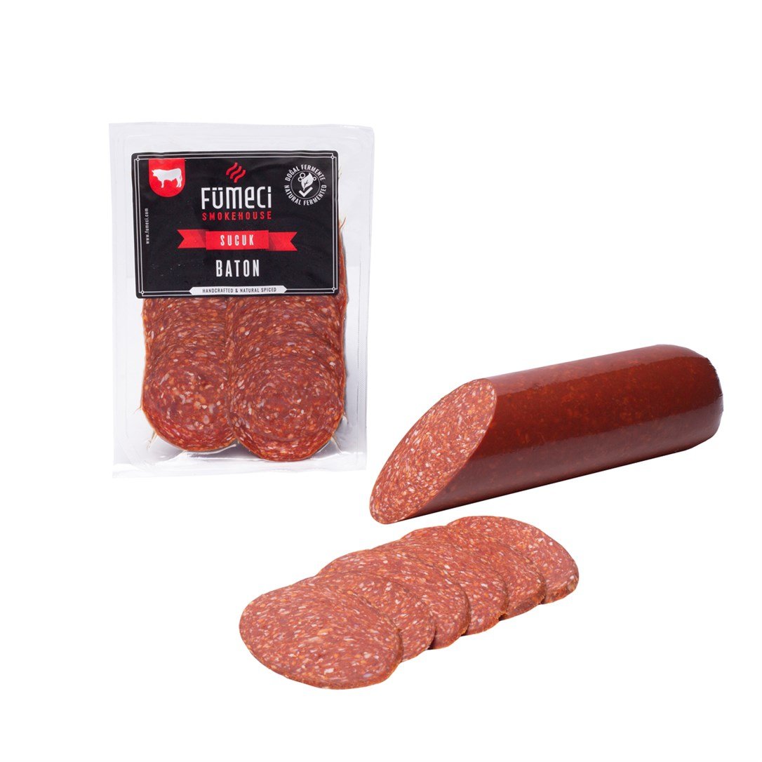 Fümeci Smokehouse Peperoni Sucuk Acılı Baton 350 Gr - 400 Gr