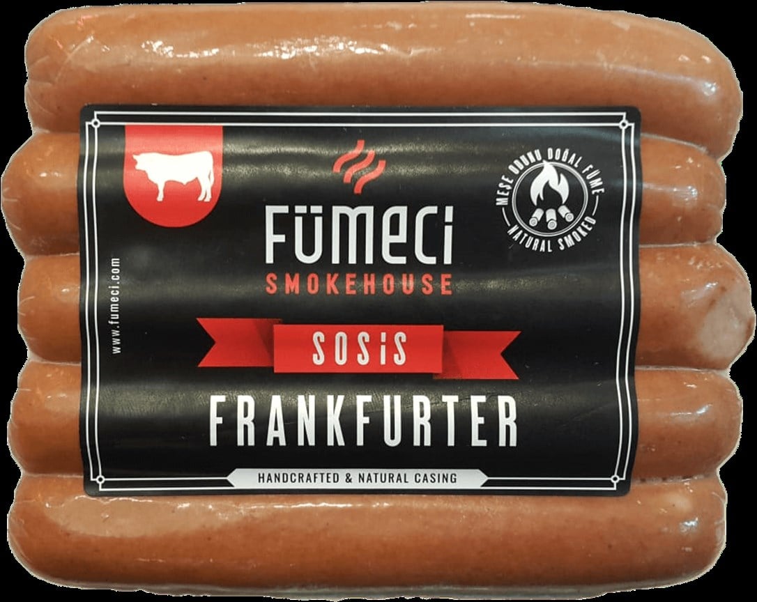 Fümeci Smokehouse Soyulmuş Dana Frankfurter Sosis 350 Gr - 400 Gr