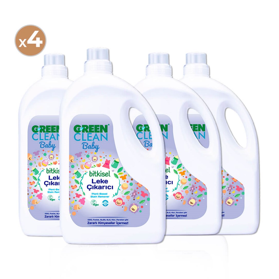 Green Clean Baby Bitkisel Leke Çıkarıcı 2750 ml (4'lü Paket)