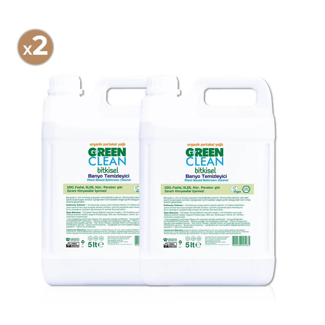 Green Clean Bitkisel Banyo Temizleyici 5 lt (2'li Paket)