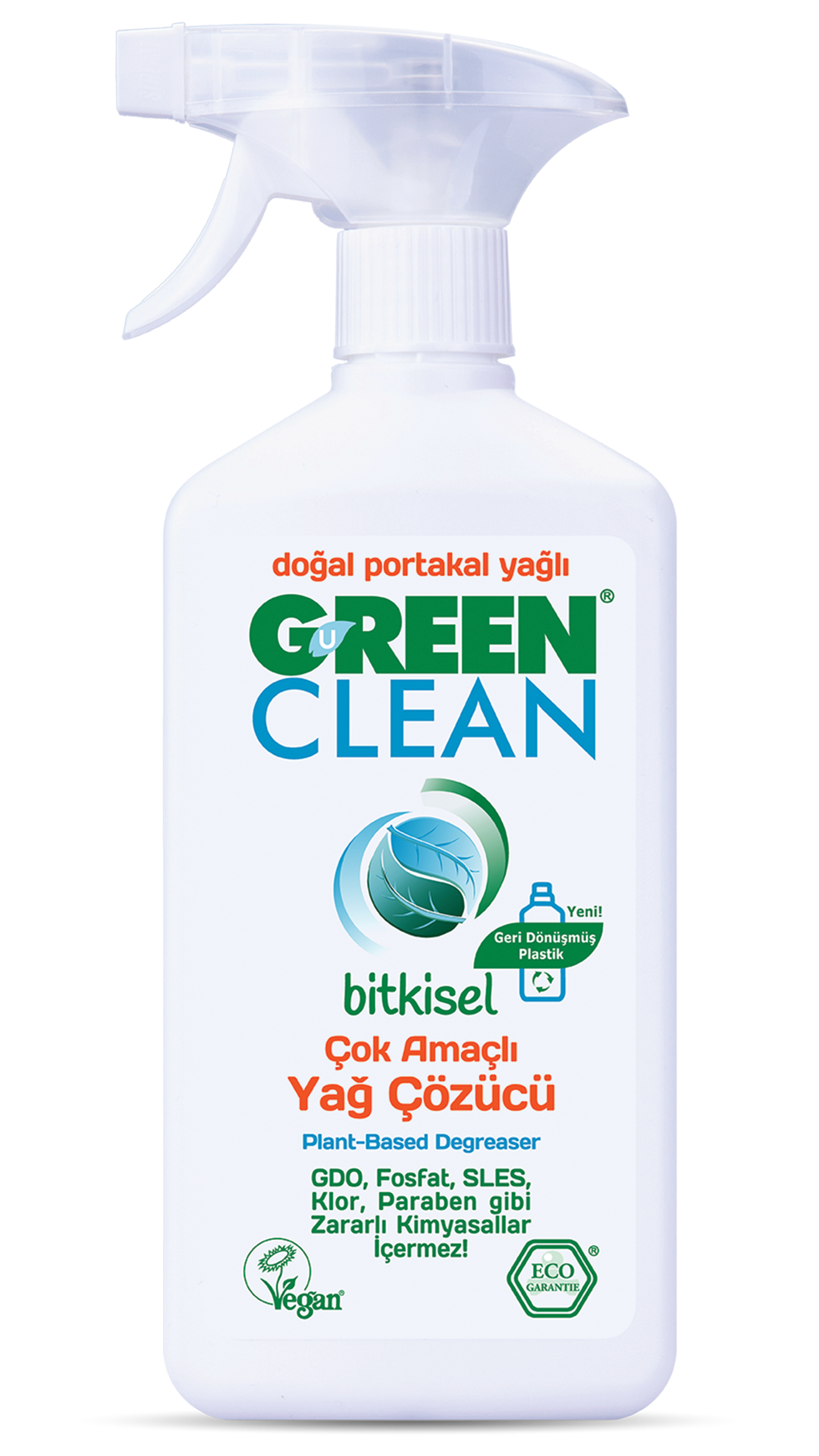 Green Clean Bitkisel Çok Amaçlı Yağ Çözücü 500 Ml