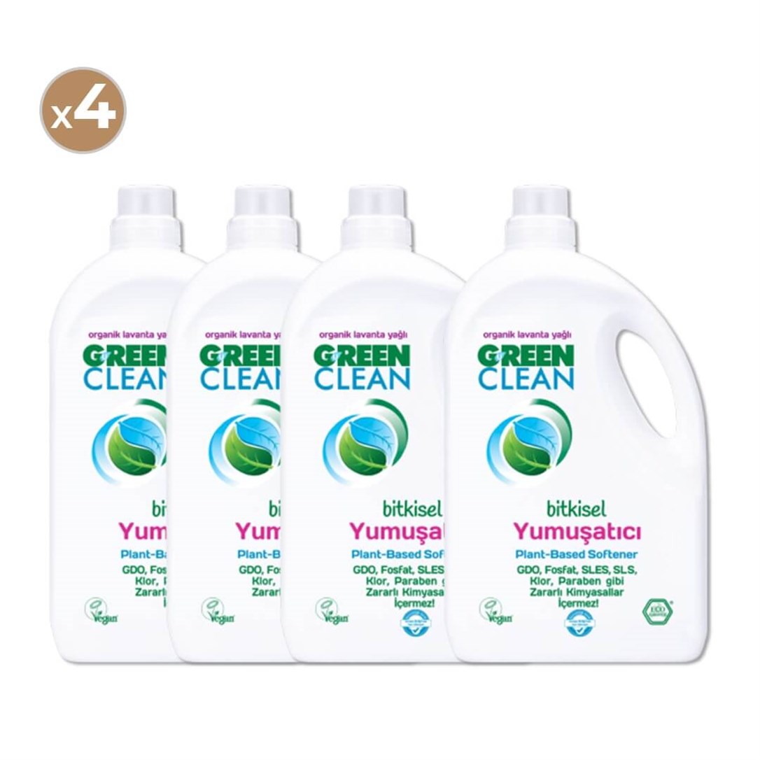 Green Clean Bitkisel Yumuşatıcı 2750 ml (4'lü Paket)