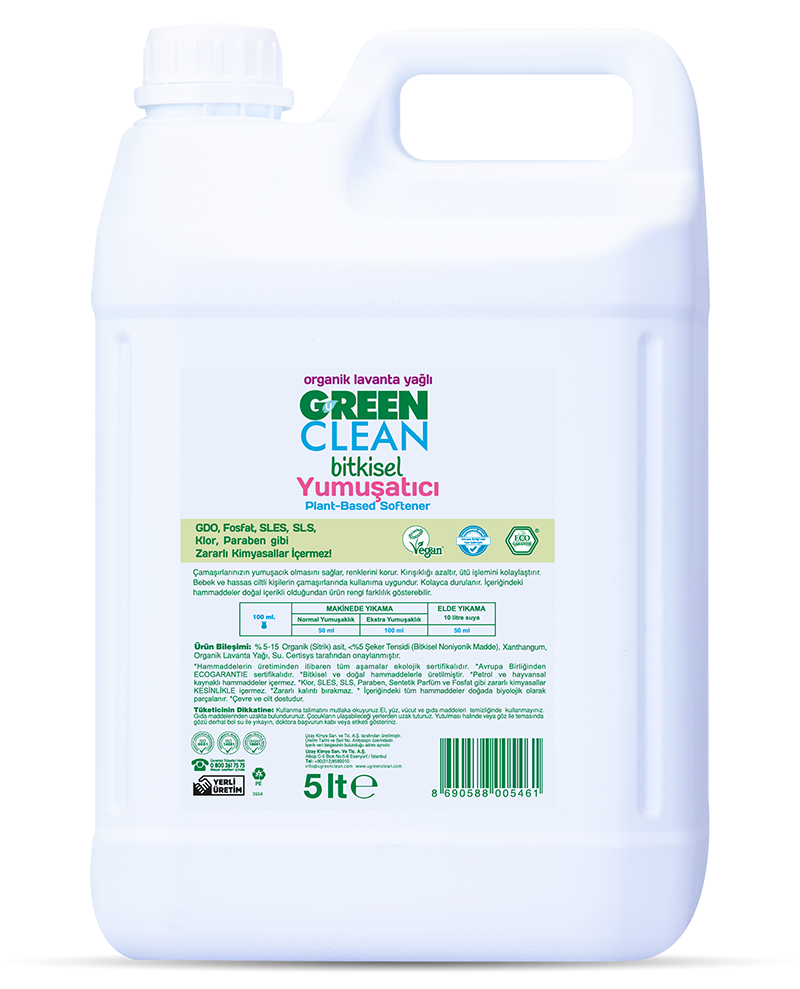 Green Clean Bitkisel Yumuşatıcı 5 Lt
