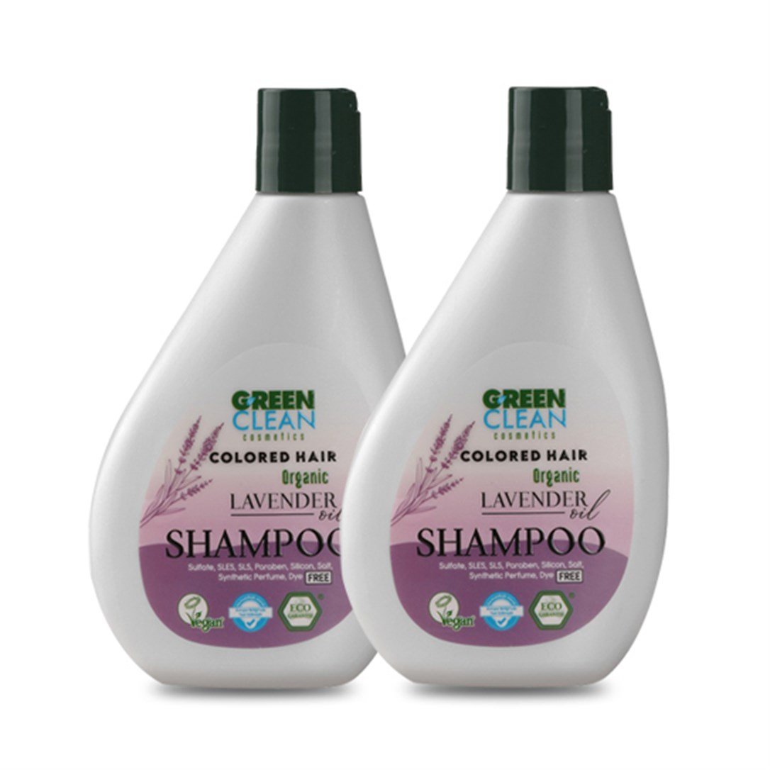 Green Clean Şampuan Seti 2'li - Boyalı Saçlar - Lavanta 275 ml