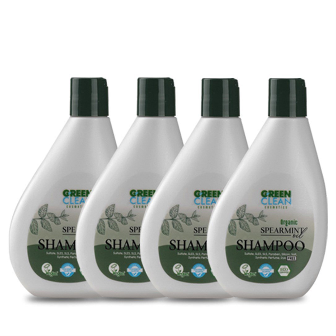 Green Clean Şampuan Seti 4'lü - Nane 275 ml