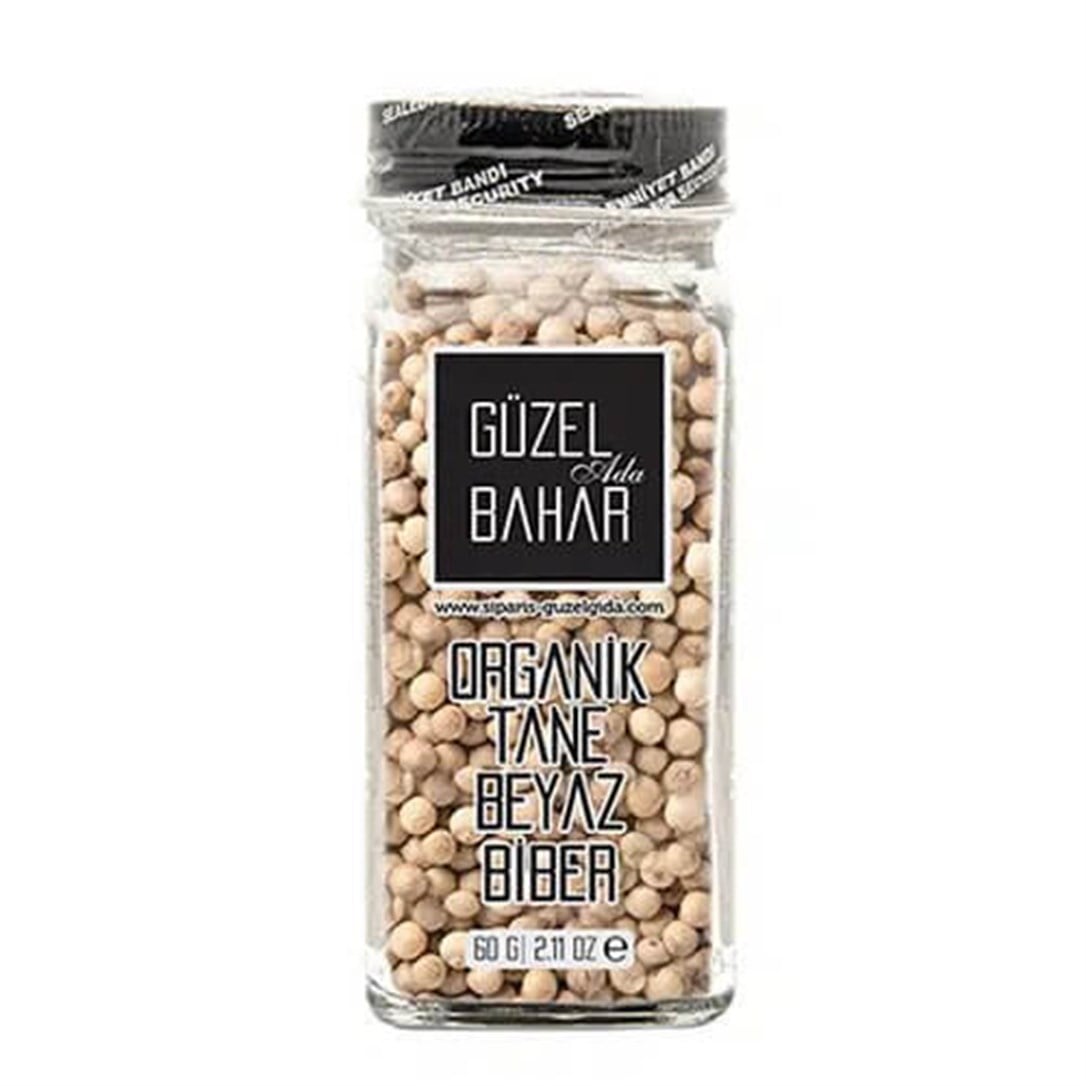 Güzel Gıda Organik Tane Beyaz Biber 50 Gr