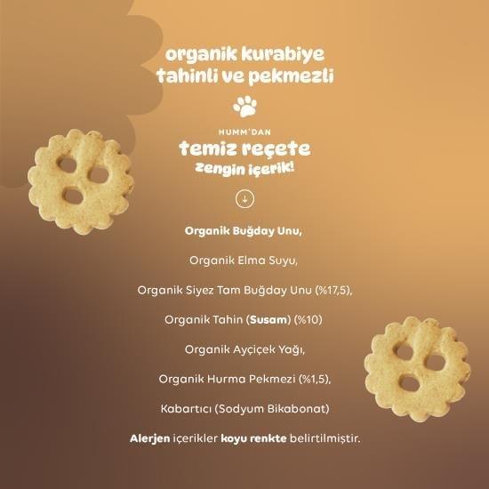 Humm Organik Tahinli ve Pekmezli Kurabiye 55 G