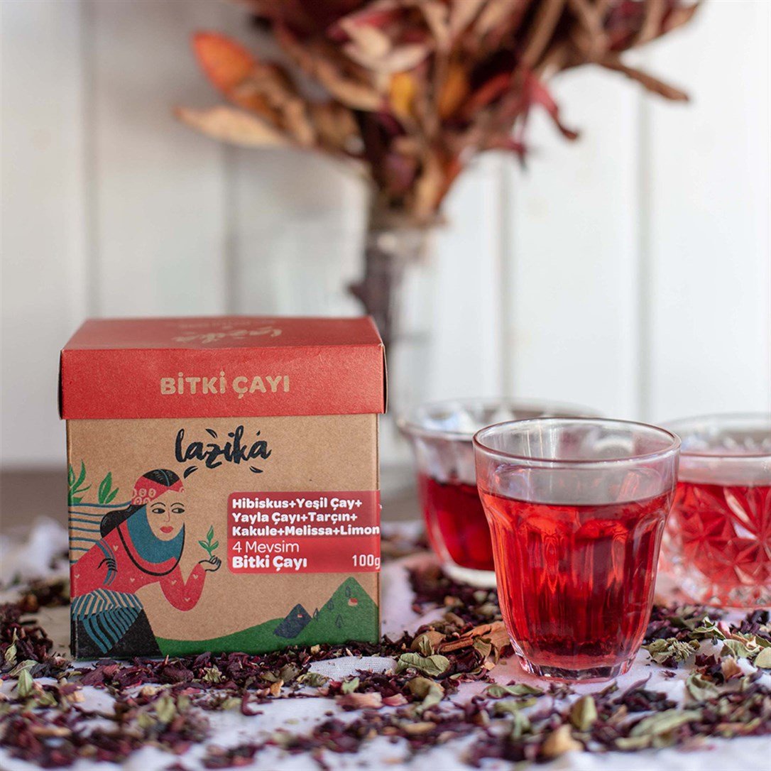 Lazika 4 Mevsim Bitki Çayı 100 G