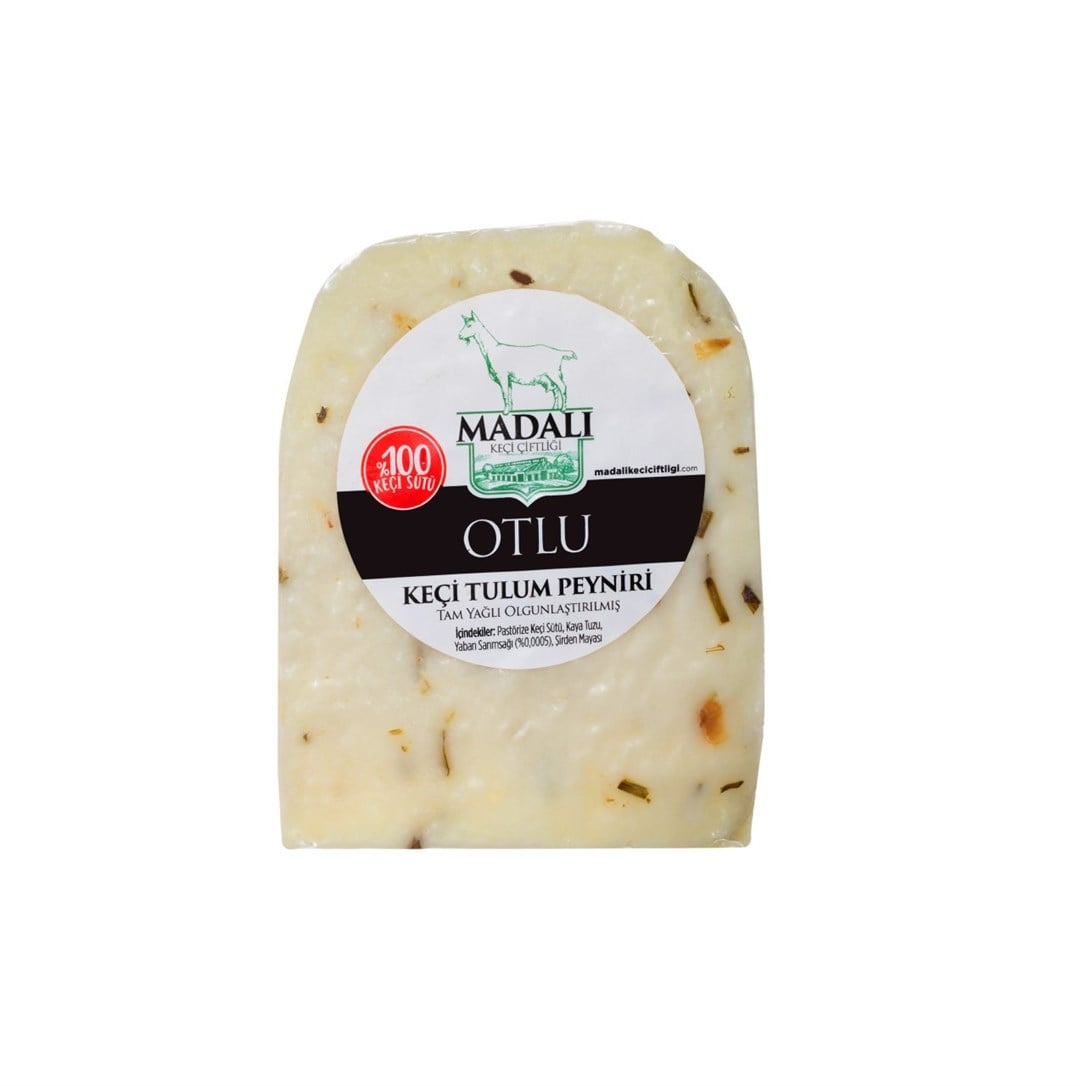 Madalı %100 Keçi Sarımsak Otlu Tulum Peyniri 250gr