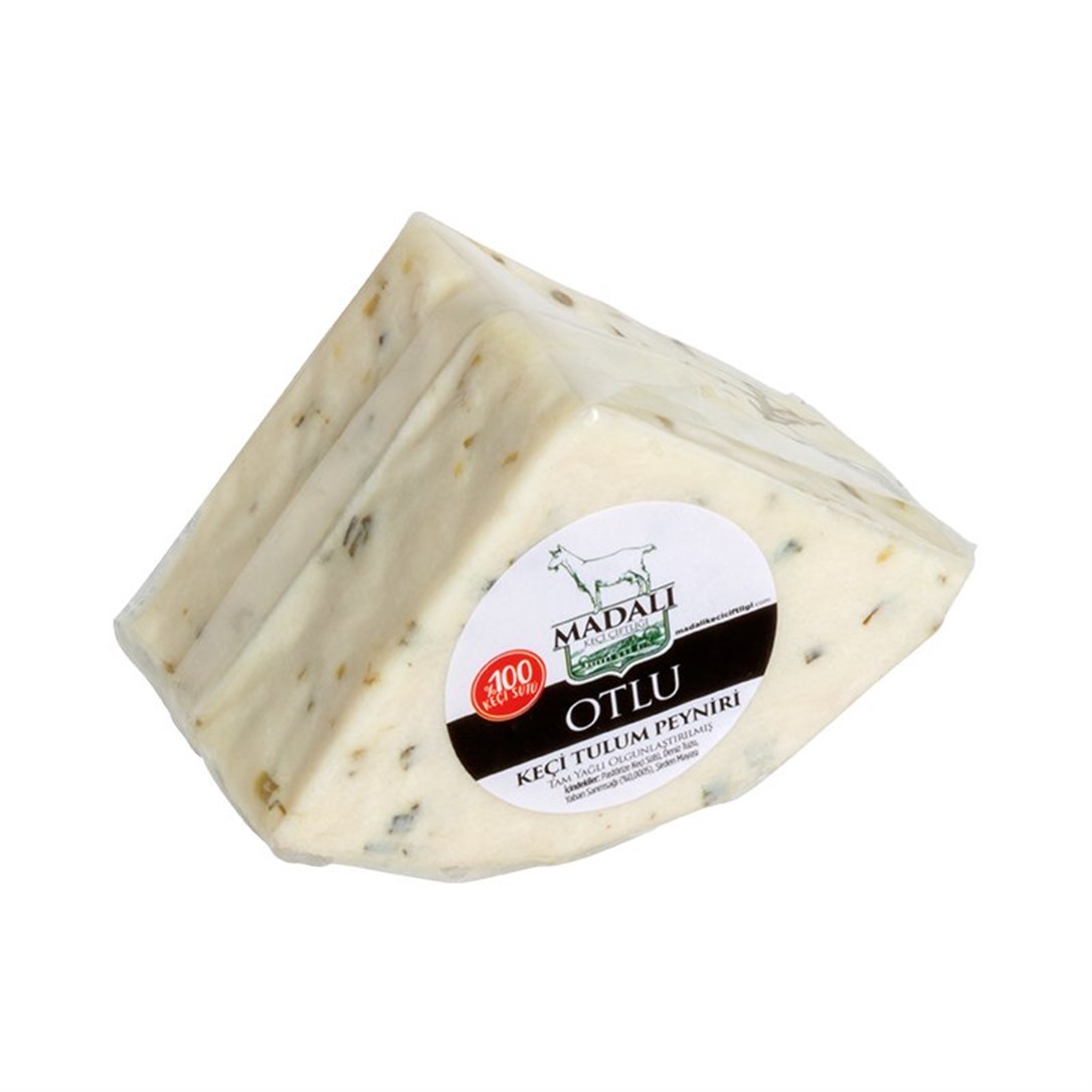 Madalı %100 Keçi Sarımsak Otlu Tulum Peyniri 250gr