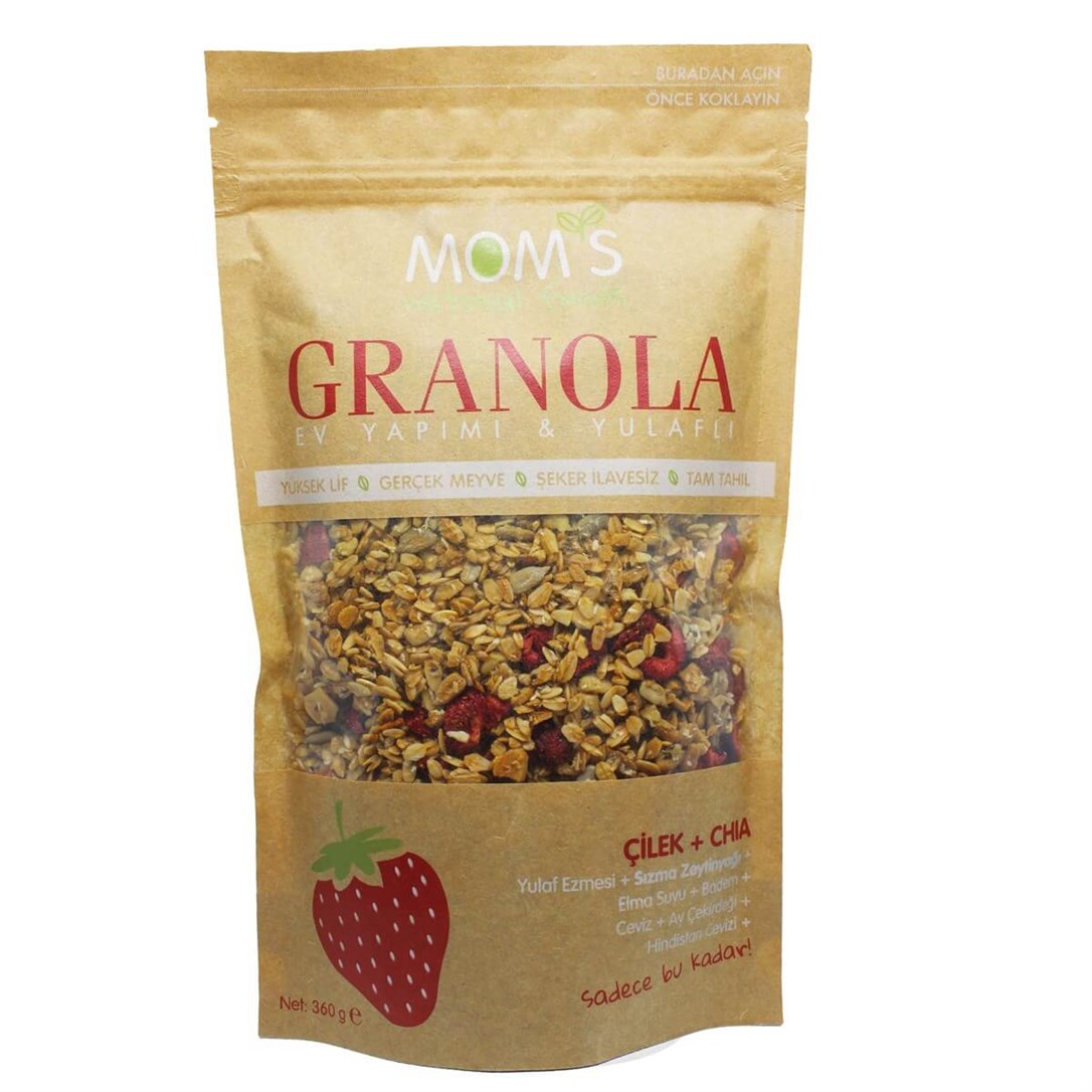 Mom's Granola Çilek Chia 360 Gr