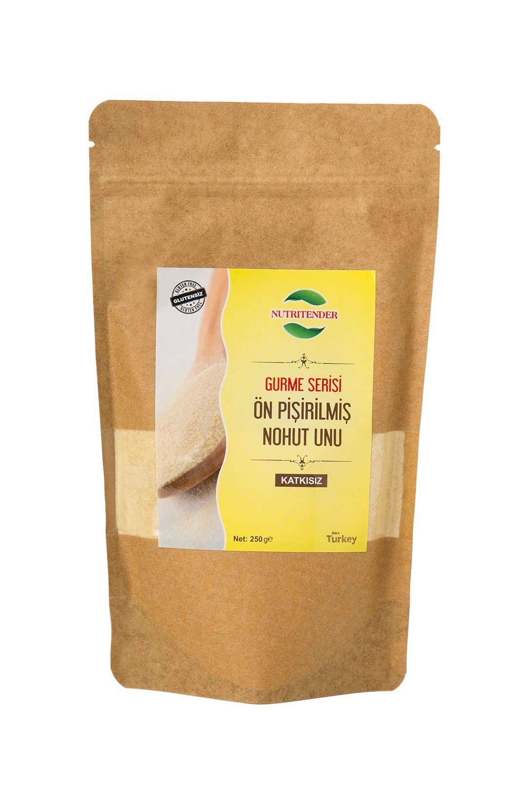 Nutritender Gurme Serisi Ön Pişirilmiş Nohut Unu 250 Gr
