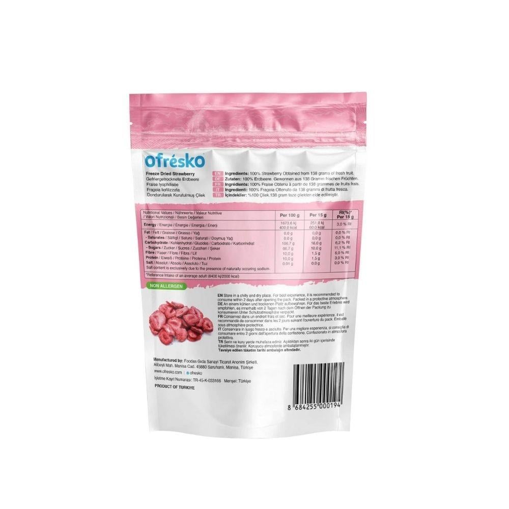 Ofresko Freeze Dry Çilek 15 G
